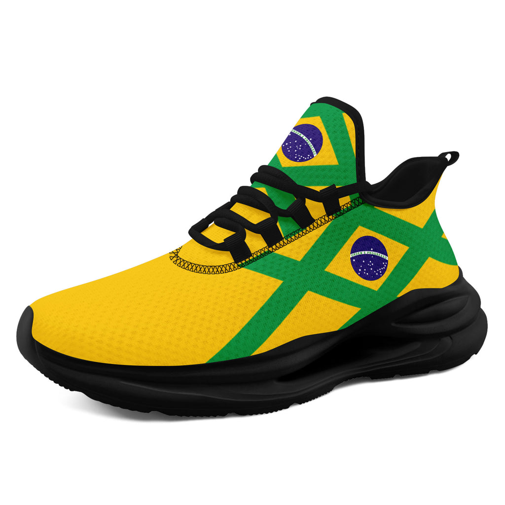 Custom 2026 World Cup Brazil Sneakers DIY Country Flag Running Shoes Lightweight Sport Shoes Gift for Football Fans Personalized Team Name and Logo FN079-F027049-4