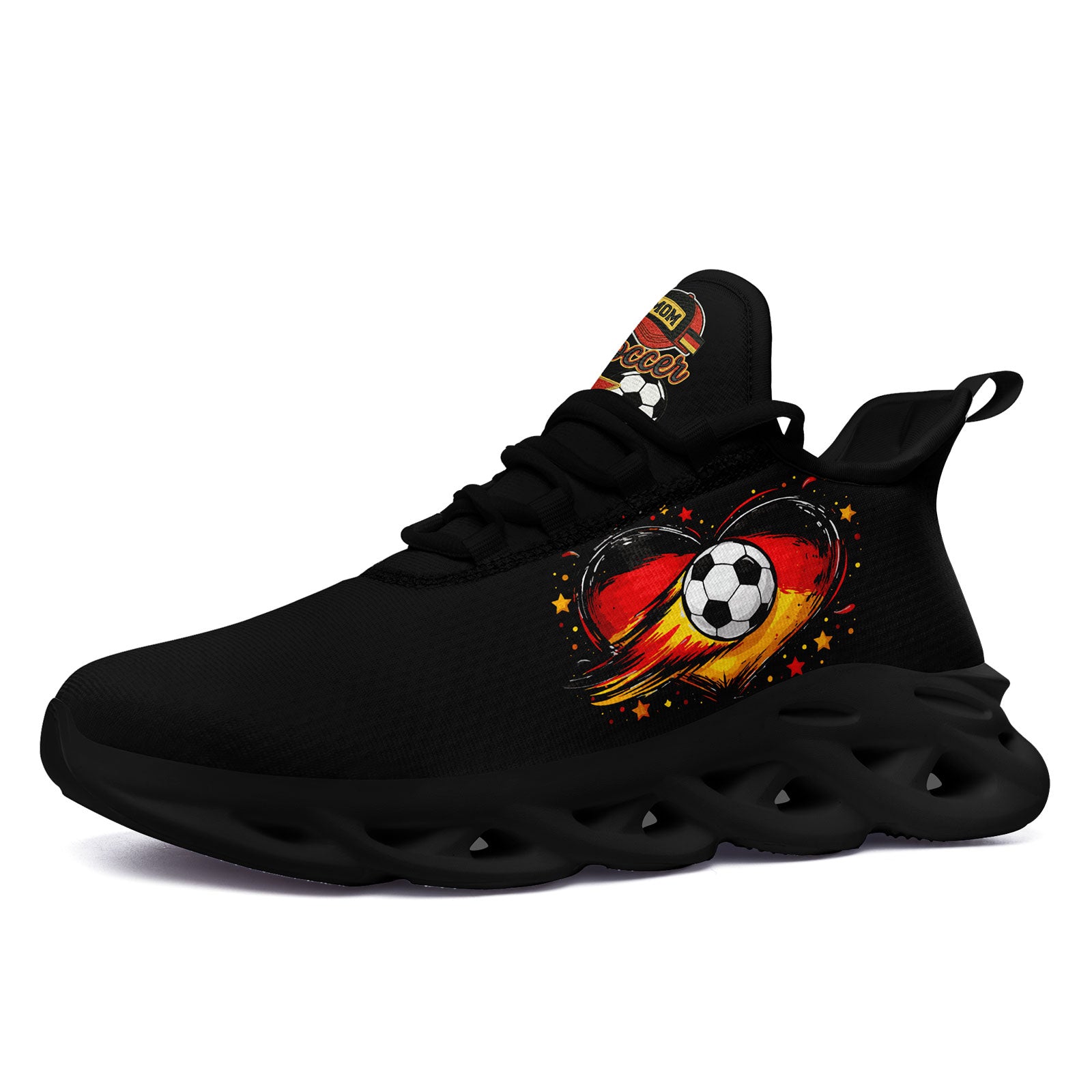 Custom Germany 2026 World Cup Sneakers DIY Country Flag Running Shoes Lightweight Sport Shoes Gift for Football Fans Personalized Team Name and Logo FN003-F025035-6