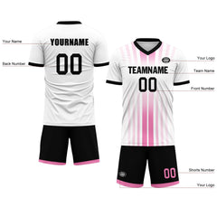 Custom White Pink Jersey MaxSoul Shoes and Hat Combo Offer Personalized Combo ZH-D020234-6