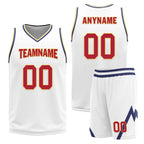 Custom White Rainbow Denver City Edition Personalized Reversible Basketball Set Sports Basketball Jersey BBJ01R-D0610-8