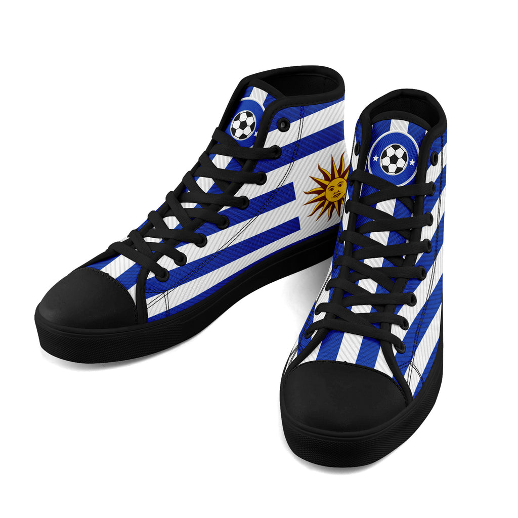 Custom Uruguay 2026 World Cup Sneakers DIY Country Flag Running Shoes Lightweight Sport Shoes Gift for Football Fans Personalized Team Name and Logo FN024-F009089-4