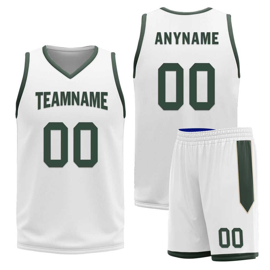 Custom Lake Blue White Milwaukee City Edition Personalized Reversible Basketball Set Sports Basketball Jersey BBJ01R-D0610-17-COOLMAX