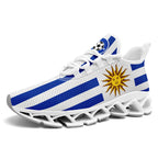 Custom Uruguay 2026 World Cup Sneakers DIY Country Flag Running Shoes Lightweight Sport Shoes Gift for Football Fans Personalized Team Name and Logo FN003XD-F009085-4