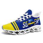 Custom Curaçao 2026 World Cup Sneakers DIY Country Flag Running Shoes Lightweight Sport Shoes Gift for Football Fans Personalized Team Name and Logo FN003XD-F009091-3