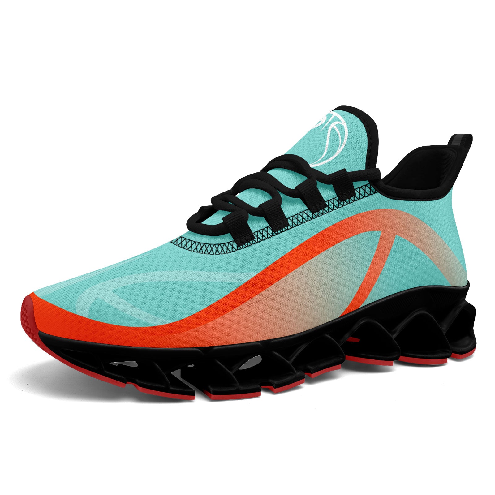 Custom Orange Blue Maxsoul Shoes Personalized Sneaker FN003XD-D020391-21