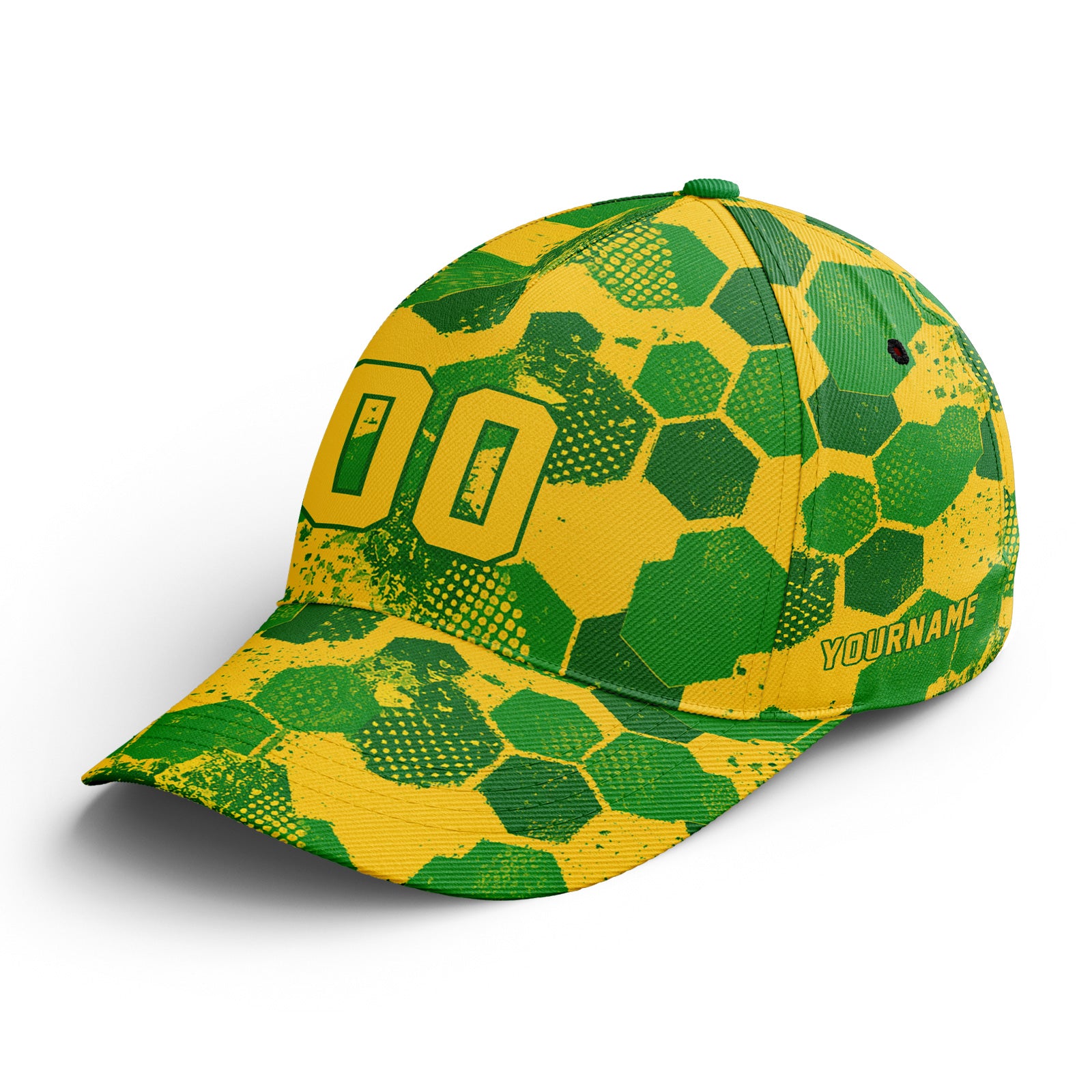 Custom 2026 World Cup Brazil High Quality Soccer Stadium Version Jersey Sneakers Sports Shoes and Hat Combo Offer Personalized Team Name and Logo ZH-F027089-4