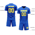 Custom Blue Soccer Sets Jersey Personalized SCJ101-D28048