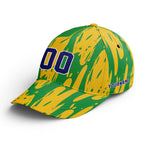 Custom 2026 World Cup Brazil High Quality Soccer Stadium Version Jersey Sneakers Sports Shoes and Hat Combo Offer Personalized Team Name and Logo ZH-F027089-1