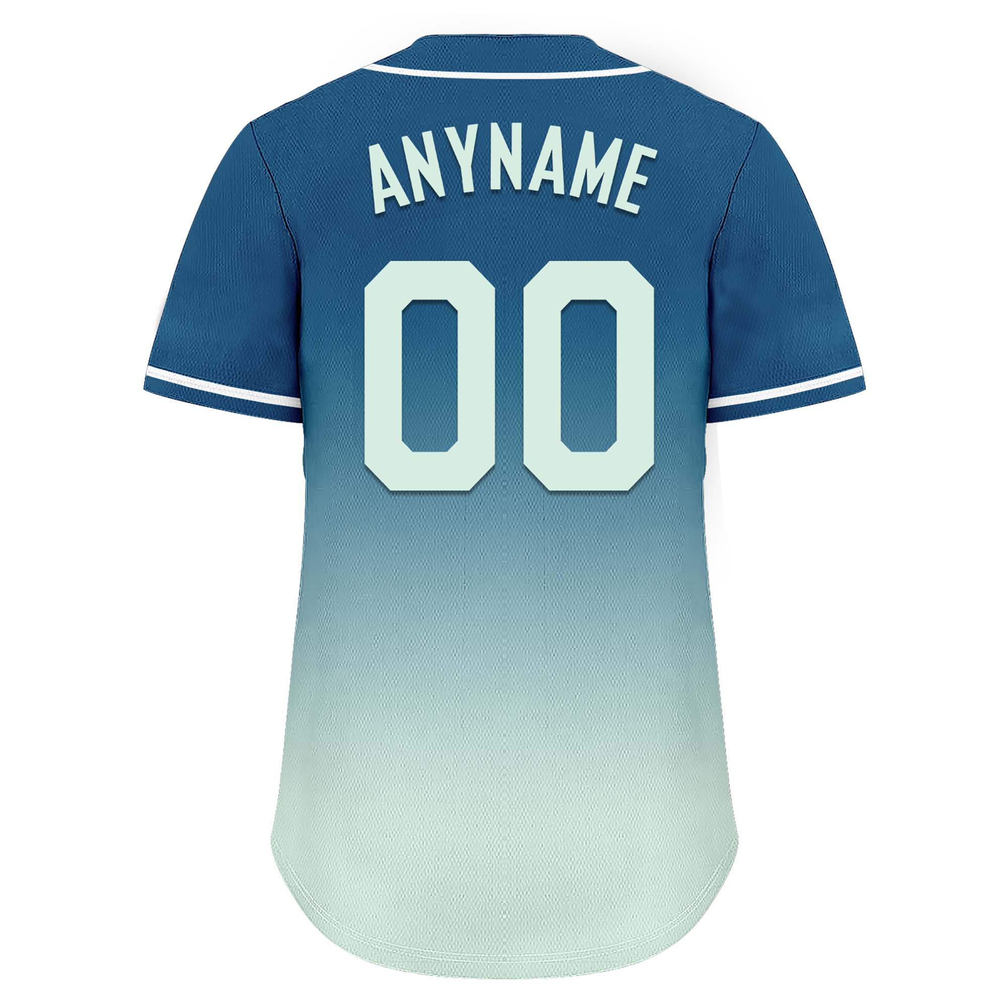 Custom Blue Fade Fashion Personalized Authentic Baseball Jersey BSBJ01-D0a70f9