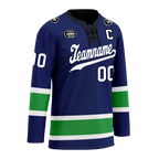 Custom Blue Green Personalized Hockey Jersey HCKJ01-D0a70dc