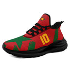 Custom Morocco 2026 World Cup Sneakers DIY Country Flag Running Shoes Lightweight Sport Shoes Gift for Football Fans Personalized Team Name and Logo FN079-F009119-2