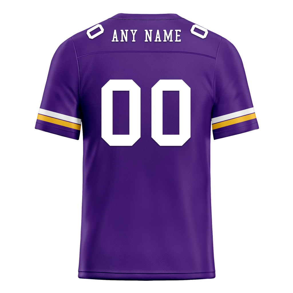 Custom Purple Classic Style Personalized Authentic Football Jersey FBJ02-bd0a7009