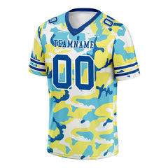 Custom Camo Personalized Authentic Football Jersey FBJ02-D06118