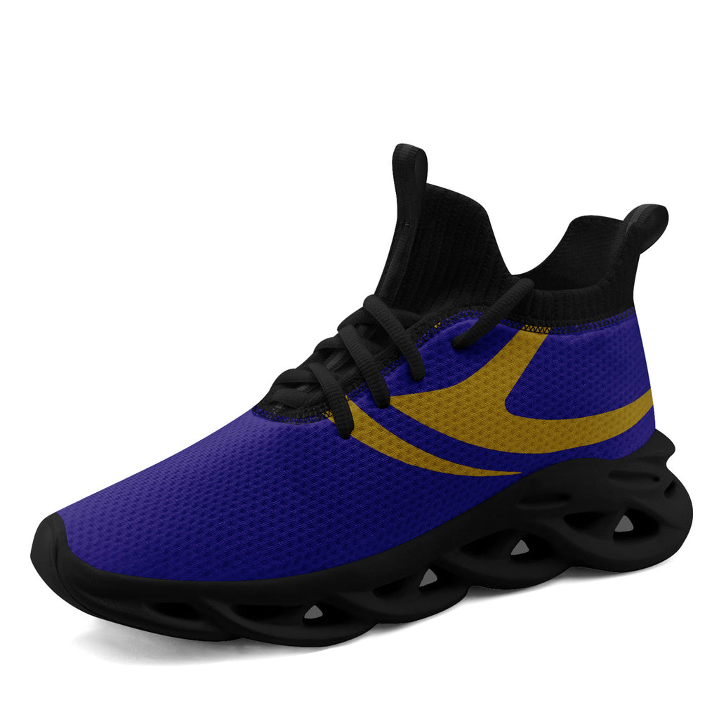 Custom Purple Baltimore Football Jersey and Sports Shoes Combo Offer Personalized Combo ZH-D025008-4