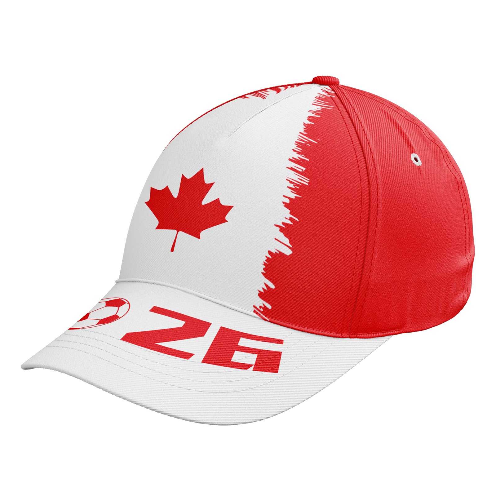 Personalized 2026 Canada Soccer Fan Hat - Add Your Name & Design Custom 2026 Football Tournament Hat YW061-F023093-1