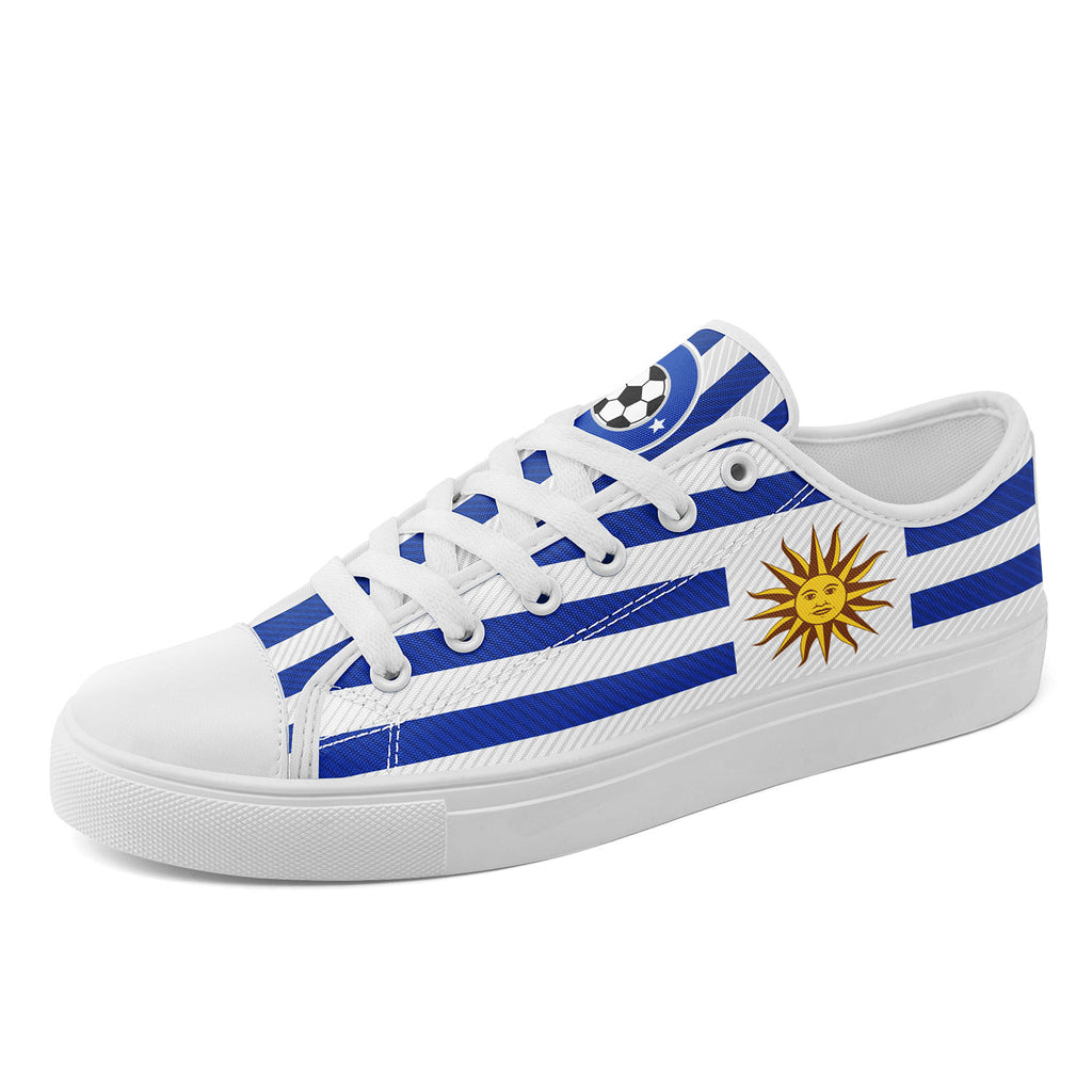 Custom Uruguay 2026 World Cup Sneakers DIY Country Flag Running Shoes Lightweight Sport Shoes Gift for Football Fans Personalized Team Name and Logo FN027-F009107-4