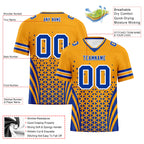 Custom Yellow White California Football Jersey and Sports Shoes Combo Offer Personalized Combo ZH-D023031-15
