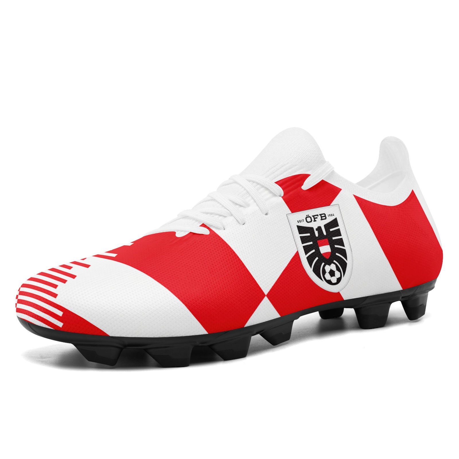 Custom Austria 2026 World Cup Sneakers DIY Country Flag Running Shoes Lightweight Sport Shoes Gift for Football Fans Personalized Team Name and Logo SC02-F020029-3