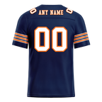 Custom Blue White Classic Style Personalized Authentic Football Jersey FBJ02-bd0a700d