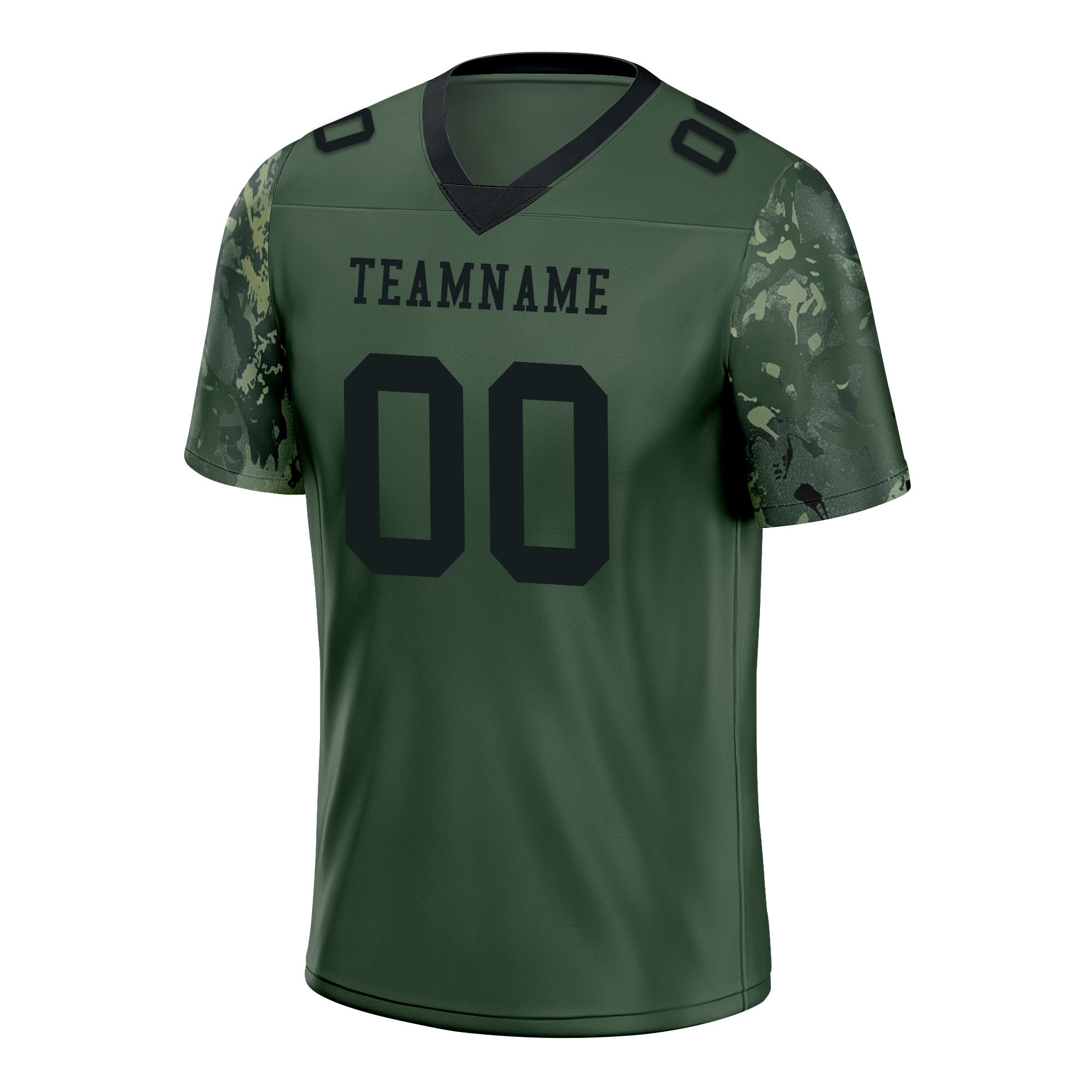 Custom Camo Personalized Authentic Football Jersey FBJ02-D06129