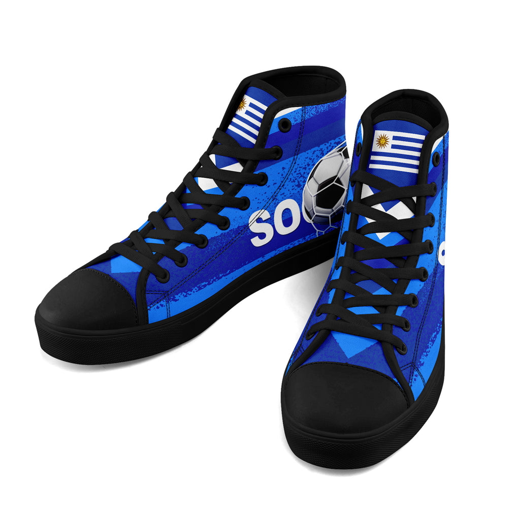 Custom Uruguay 2026 World Cup Sneakers DIY Country Flag Running Shoes Lightweight Sport Shoes Gift for Football Fans Personalized Team Name and Logo FN024-F009089-5