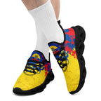 Custom Ecuador 2026 World Cup Sneakers DIY Country Flag Running Shoes Lightweight Sport Shoes Gift for Football Fans Personalized Team Name and Logo FN003-F009077-1
