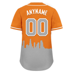 Custom Orange Gray City Edition Personalized Authentic Baseball Jersey BSBJ01-D017131