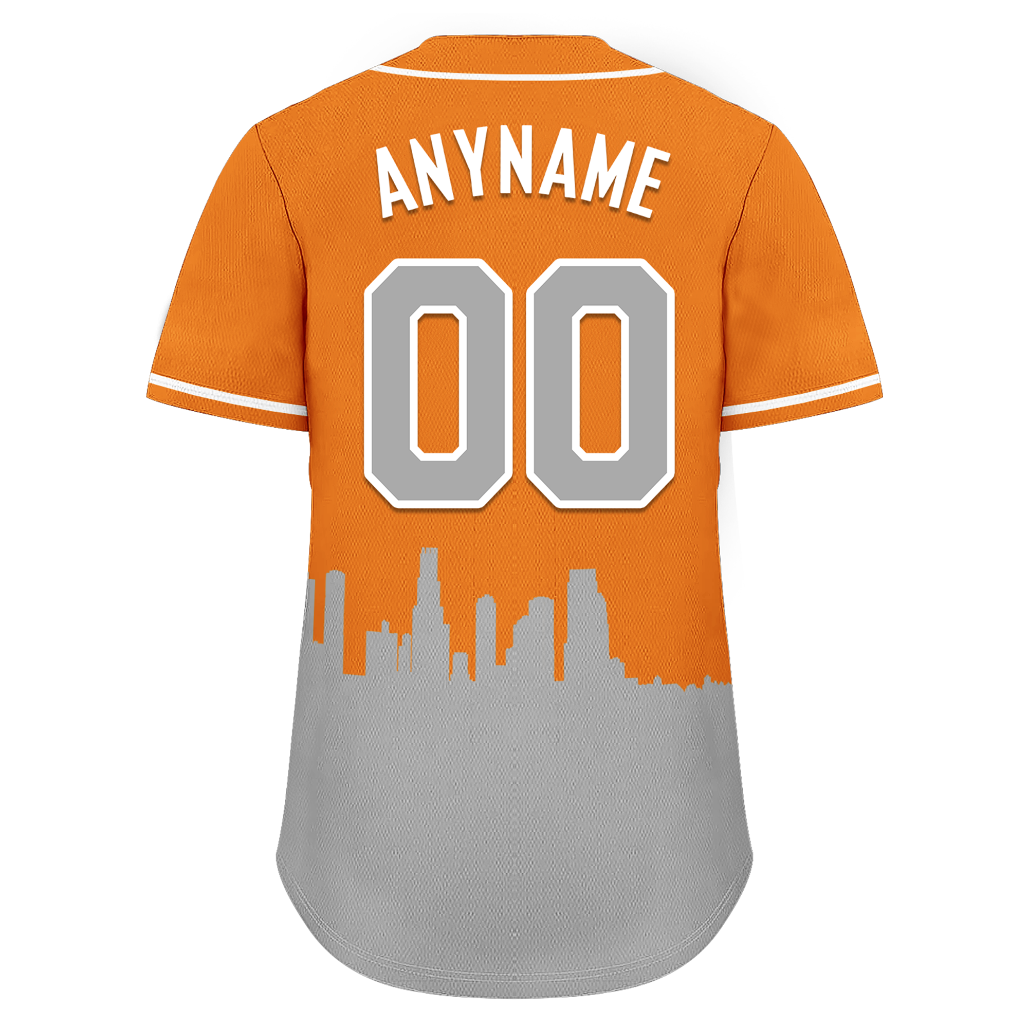 Custom Orange Gray City Edition Personalized Authentic Baseball Jersey BSBJ01-D017131