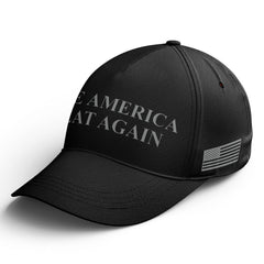 Custom Make America Great Again Hat Dark Gothic MAGA Cap Stitched Adjustable Personalized YW061-D020320-1