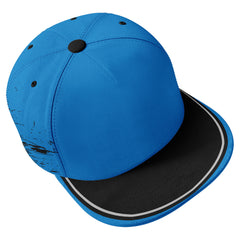 Custom Blue Black Carolina Hat Sport Design Cap Stitched Adjustable Personalized PR067B-D020261-5