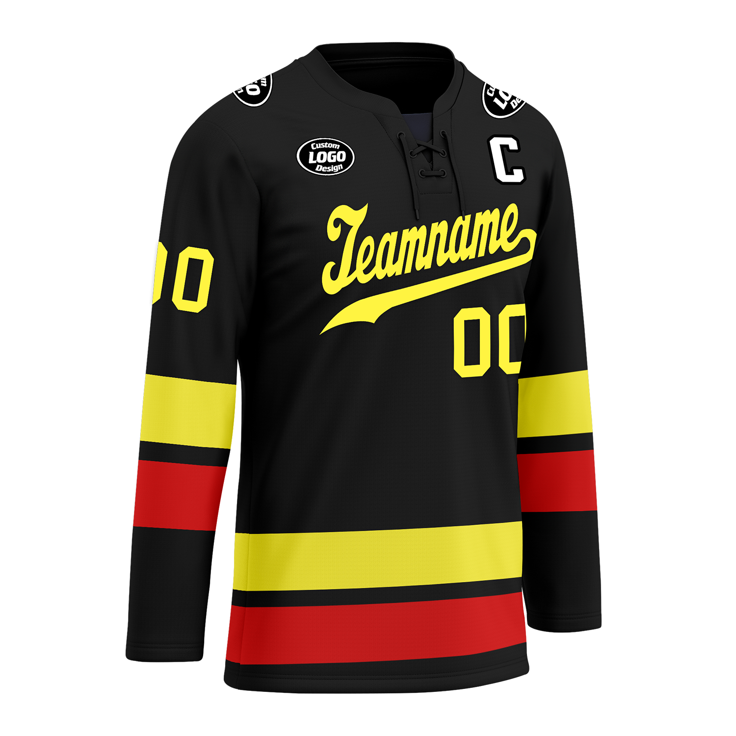 Custom Black Personalized Hockey Jersey HCKJ01-D0a70dd