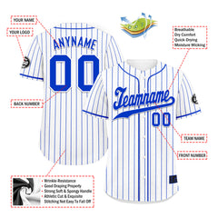 Custom Stripe Fashion Personalized Authentic Baseball Jersey BSBJ01-E025078-8