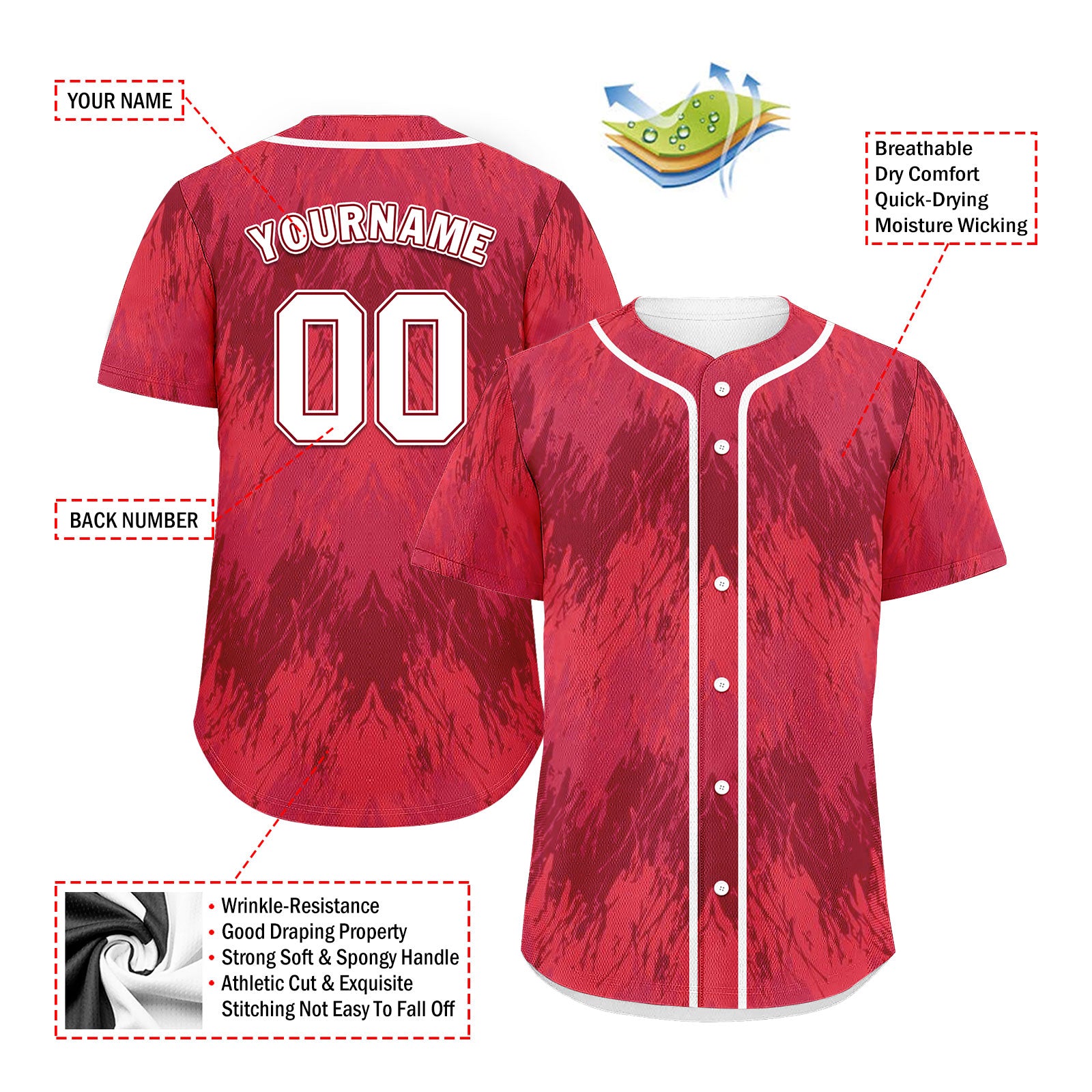 Custom Personalized Authentic Baseball Jersey BSBJ01-E025047-12