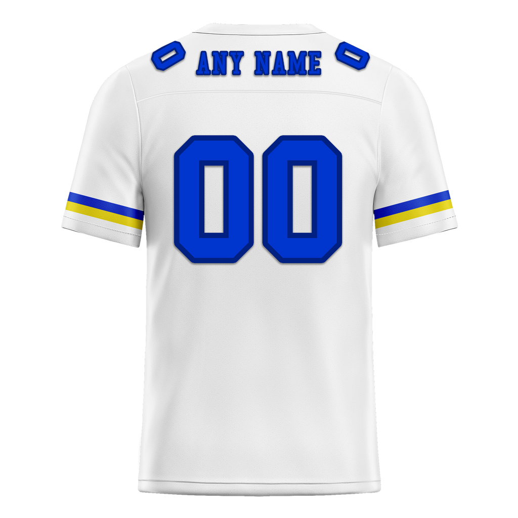 Custom White Classic Style Personalized Authentic Football Jersey FBJ02-bd0a7008