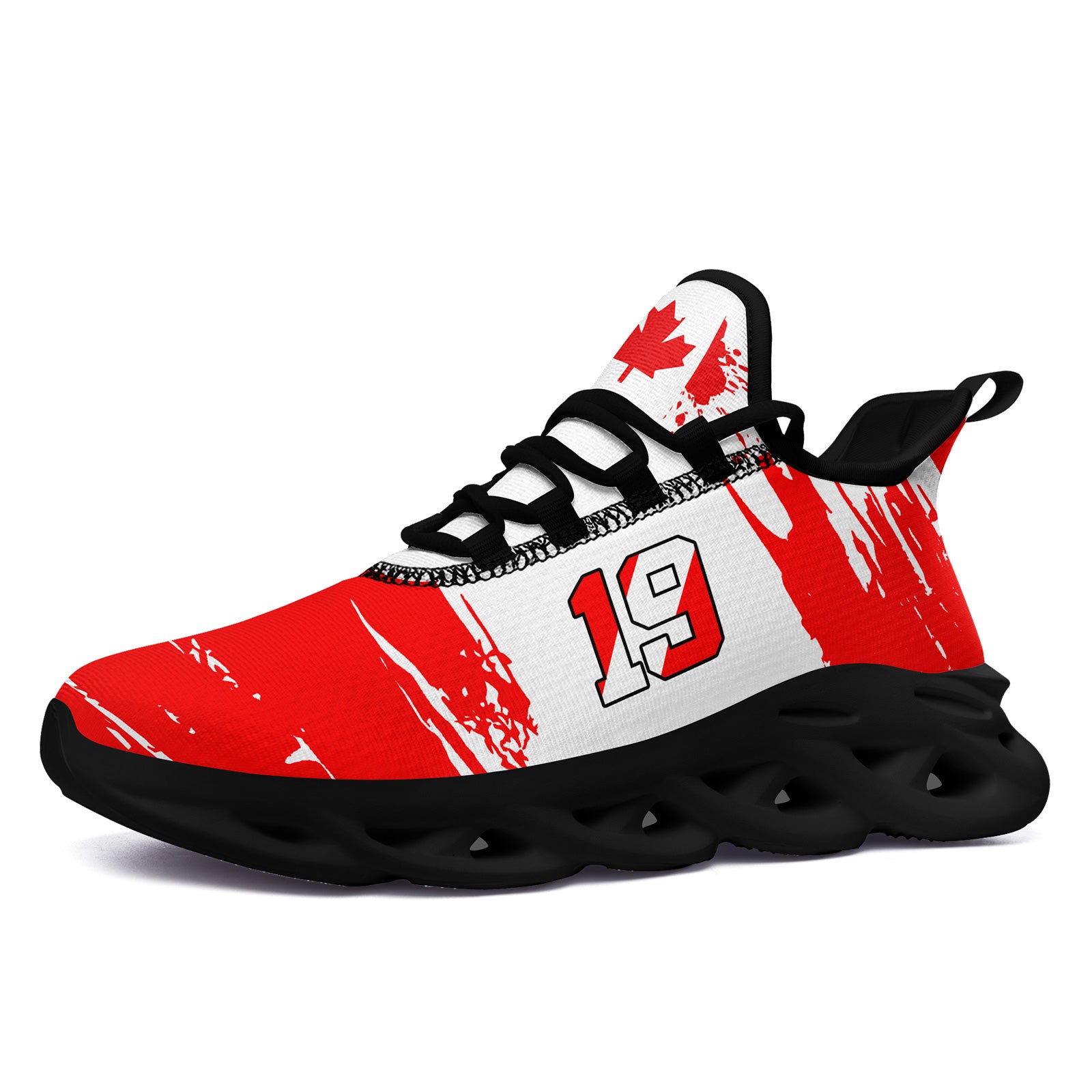 Custom 2026 World Cup Canada Sneakers DIY Country Flag Running Shoes Lightweight Sport Shoes Gift for Football Fans Personalized Team Name and Logo FN003-F023079-1