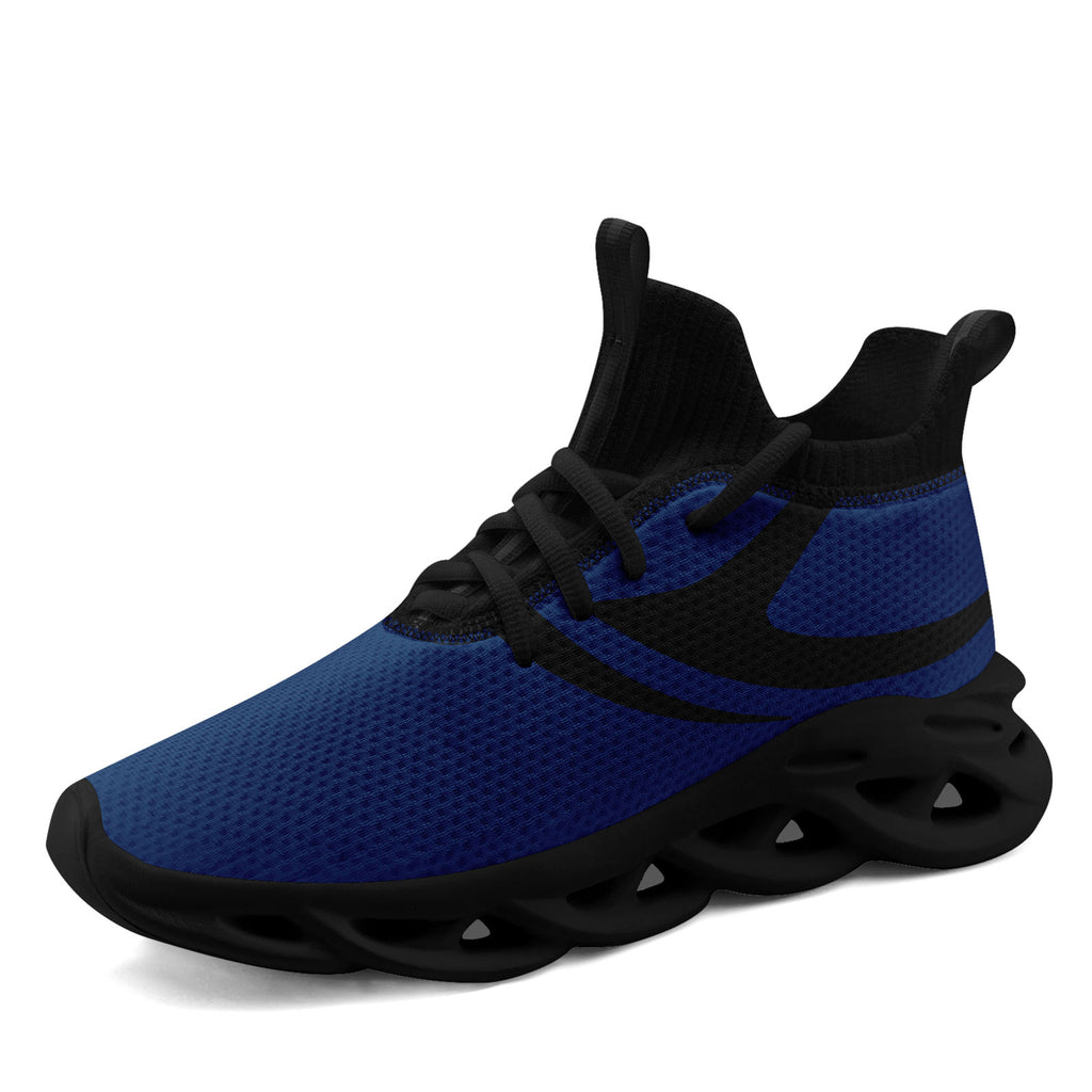 Custom Blue Black Indianapolis Football Jersey and Sports Shoes Combo Offer Personalized Combo ZH-D025008-16