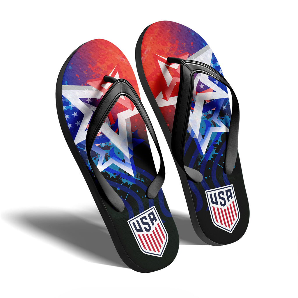 Custom United States 2026 World Cup Sneakers DIY Country Flag Running Shoes Lightweight Sport Shoes Gift for Football Fans Personalized Team Name and Logo FN058-F028041-20