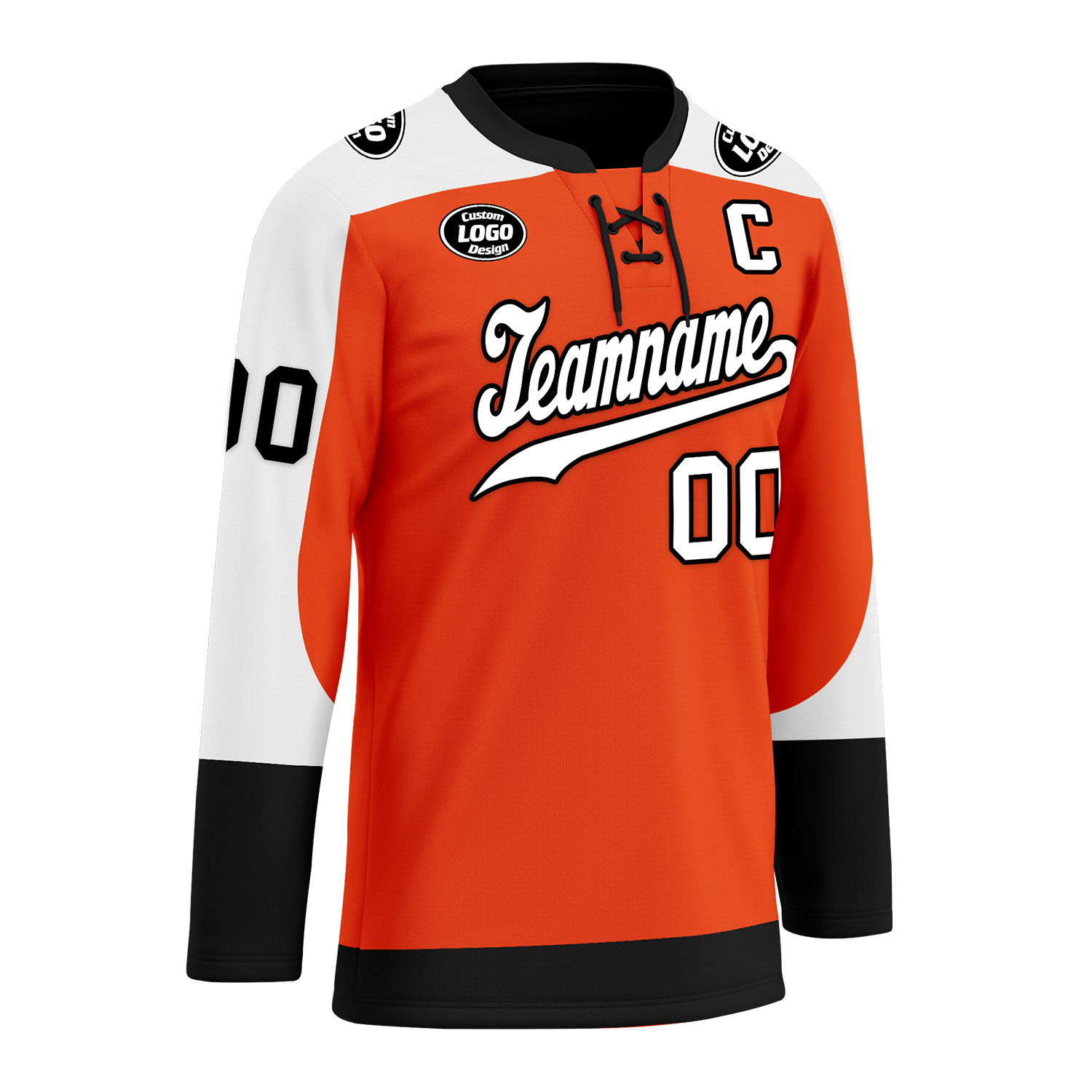 Custom Orange Personalized Hockey Jersey HCKJ01-D0a70ed