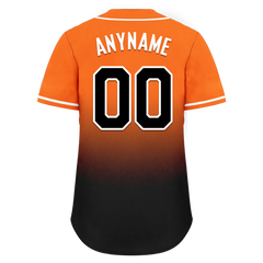 Custom Orange Black Fade Fashion Personalized Authentic Baseball Jersey BSBJ01-D0a70c7