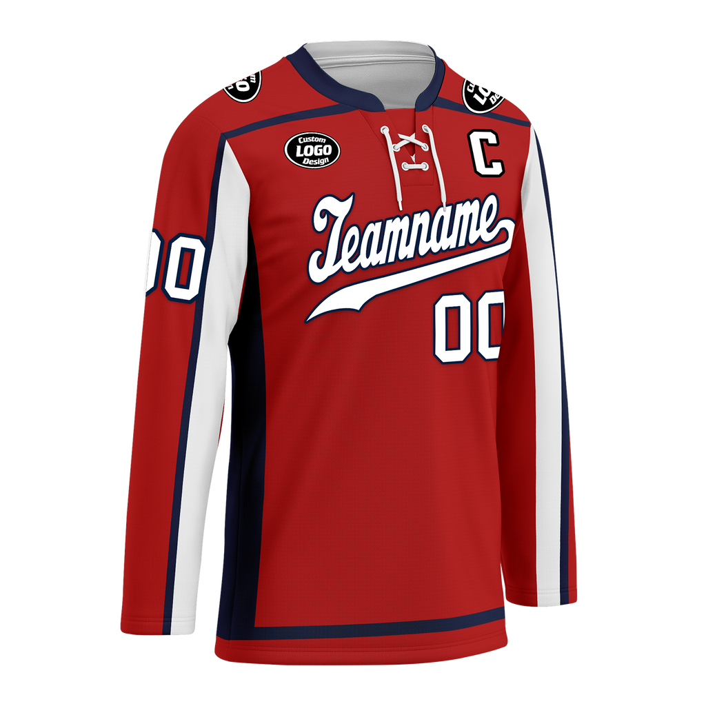 Custom Red Personalized Hockey Jersey HCKJ01-D0a70e9