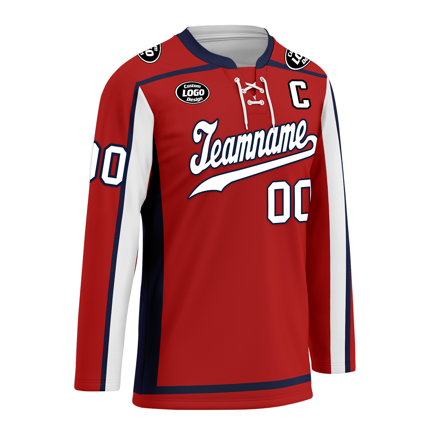 Custom Red Personalized Hockey Jersey HCKJ01-D0a70e9