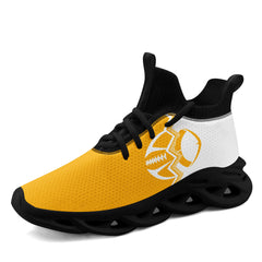 Custom Yellow White Pennsylvania Maxsoul Shoes Personalized Sneaker FN030A-D028017-31