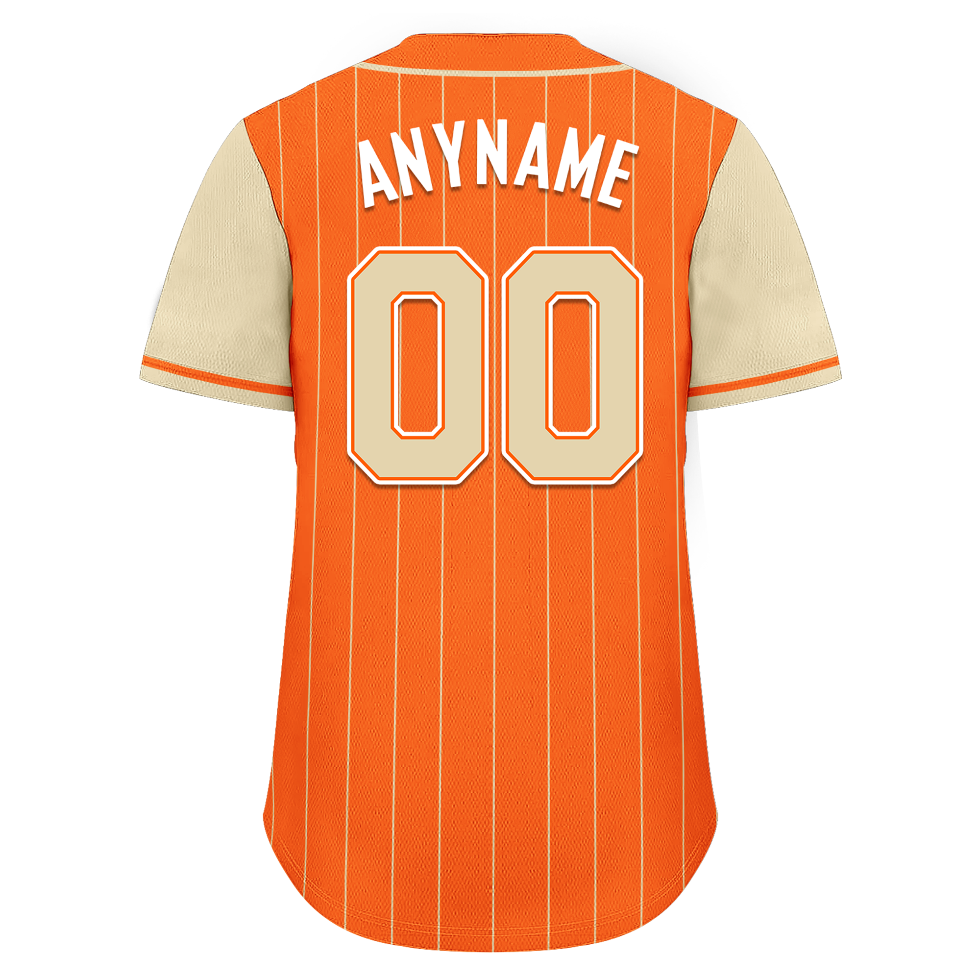 Custom Orange Yellow Stripe Fashion Personalized Authentic Baseball Jersey BSBJ01-D017235