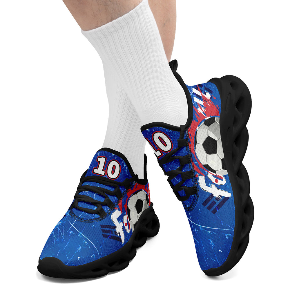 Custom South Korea 2026 World Cup Sneakers DIY Country Flag Running Shoes Lightweight Sport Shoes Gift for Football Fans Personalized Team Name and Logo FN003-F009054-3