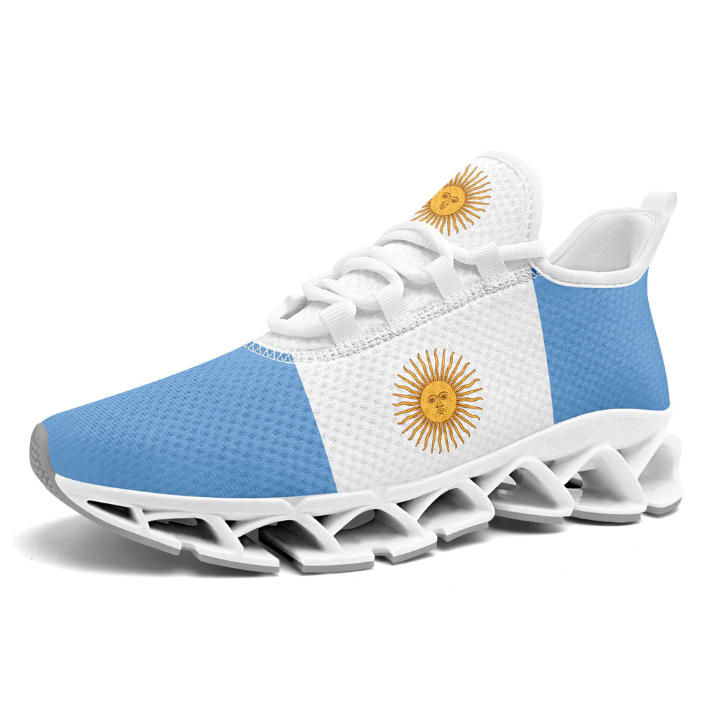 Custom 2026 World Cup Argentina Sneakers DIY Country Flag Running Shoes Lightweight Sport Shoes Gift for Football Fans Personalized Team Name and Logo FN003XD-F027046-1