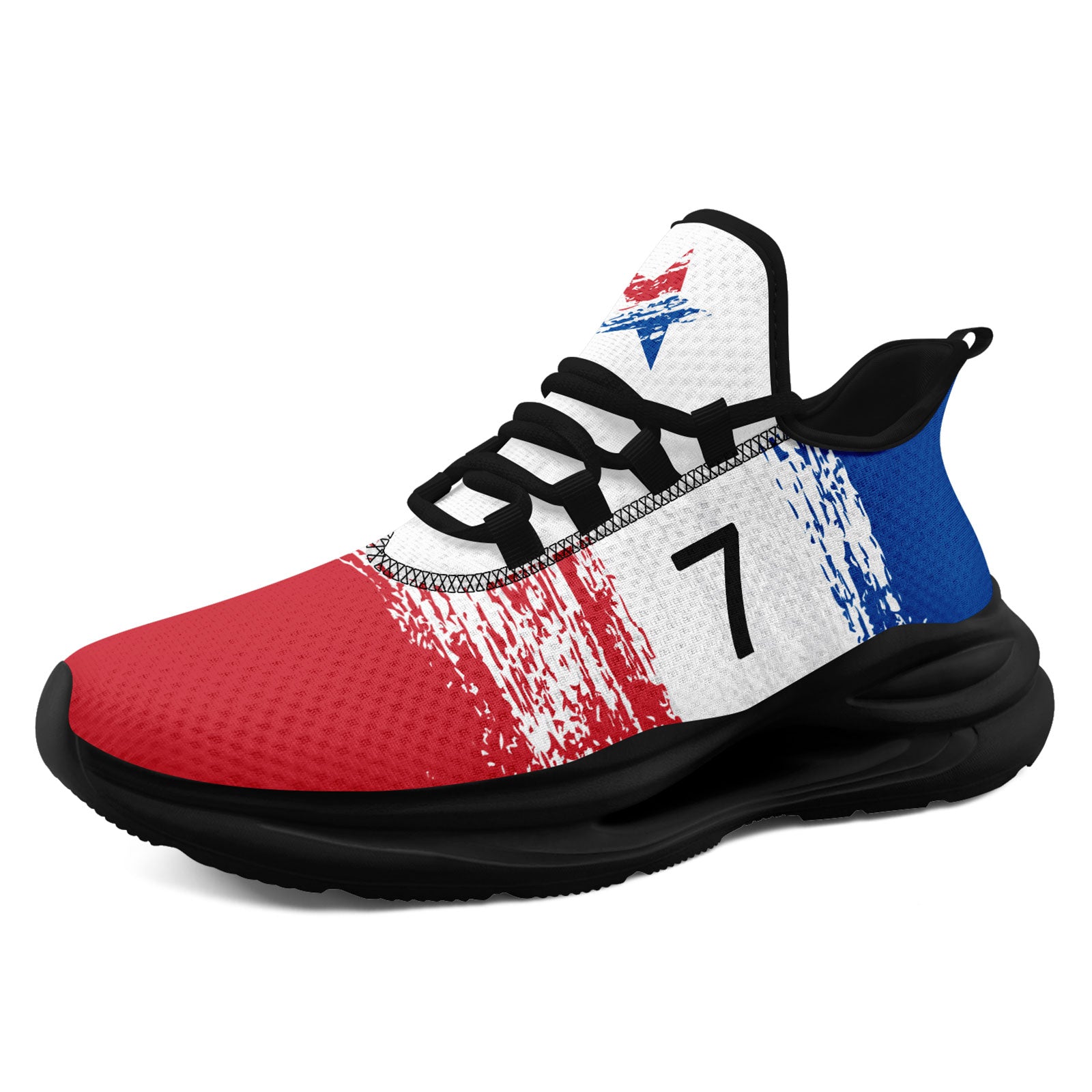 Custom South Korea 2026 World Cup Sneakers DIY Country Flag Running Shoes Lightweight Sport Shoes Gift for Football Fans Personalized Team Name and Logo FN079-F009118-3