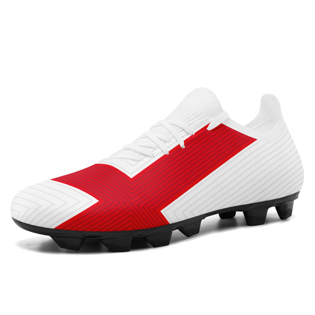 Custom England 2026 World Cup Sneakers DIY Country Flag Running Shoes Lightweight Sport Shoes Gift for Football Fans Personalized Team Name and Logo SC02-F020025-1