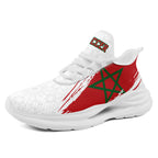 Custom Morocco 2026 World Cup Sneakers DIY Country Flag Running Shoes Lightweight Sport Shoes Gift for Football Fans Personalized Team Name and Logo FN079-F009083-5