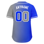 Custom Blue Grey Gradient Fashion Personalized Authentic Baseball Jersey BSBJ01-D0a709a