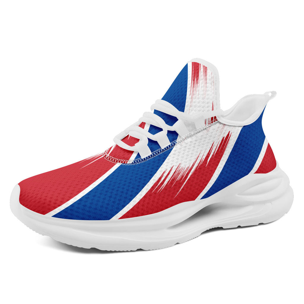 Custom South Korea 2026 World Cup Sneakers DIY Country Flag Running Shoes Lightweight Sport Shoes Gift for Football Fans Personalized Team Name and Logo FN079-F009131-5